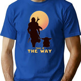 This Is The Way T-Shirt for Men & Women, T-Shirts Graphic Tee - Blue