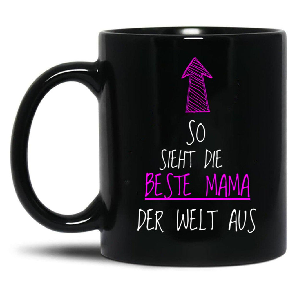 This Is What The Best Mom In The World Looks Like Black Gift Coffee Mug