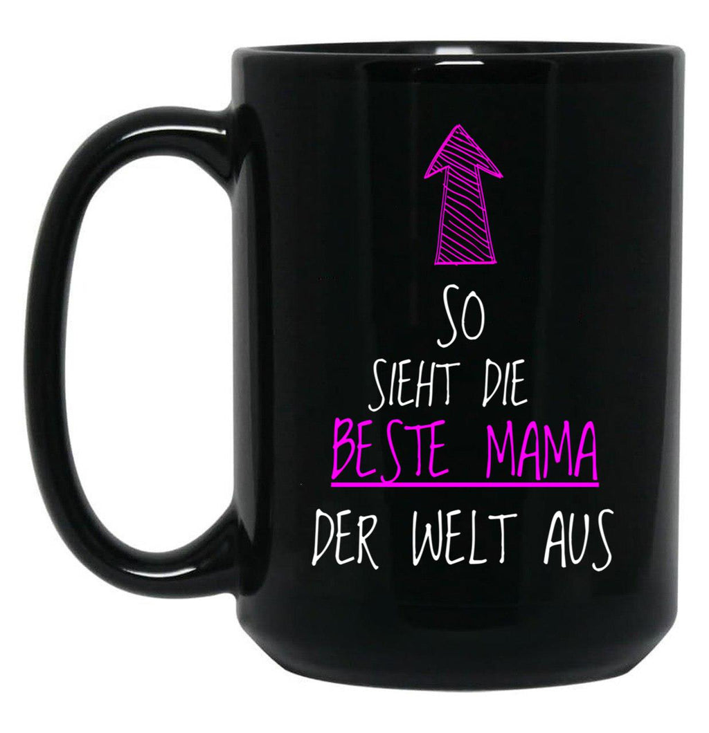 This Is What The Best Mom In The World Looks Like Black Gift Coffee Mug