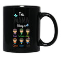 This Mama Belongs To Ariha Lashawna Jaden Charish Bennett Jacob Black Gift Coffee Mug - Black
