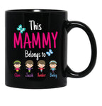 This Mammy Belongs To Cloie Jacob Xander Bailey Black Gift Coffee Mug - Black