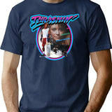 Thrashin Vintage Image T-Shirt for Men & Women, T-Shirts Graphic Tee - Navy