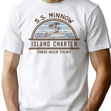 Three-Hour Tours T-Shirt for Men & Women, T-Shirts Graphic Tee - White