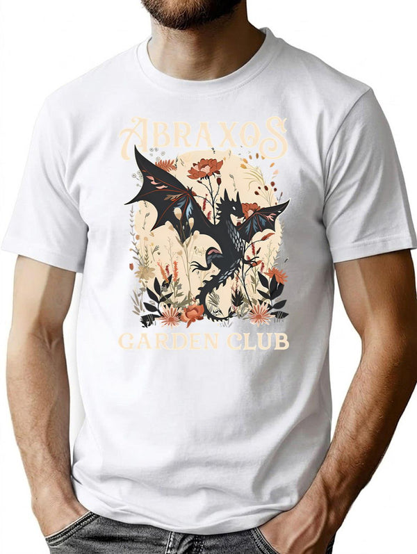 Throne Of Glass Abraxos Garden Club Vintage T-Shirt for Men & Women, T-Shirts Graphic Tee - White