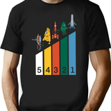 Thunderbirds T-Shirt for Men & Women, T-Shirts Graphic Tee - Black