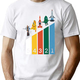 Thunderbirds T-Shirt for Men & Women, T-Shirts Graphic Tee - White