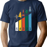 Thunderbirds T-Shirt for Men & Women, T-Shirts Graphic Tee - Navy