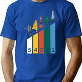 Thunderbirds T-Shirt for Men & Women, T-Shirts Graphic Tee - Blue