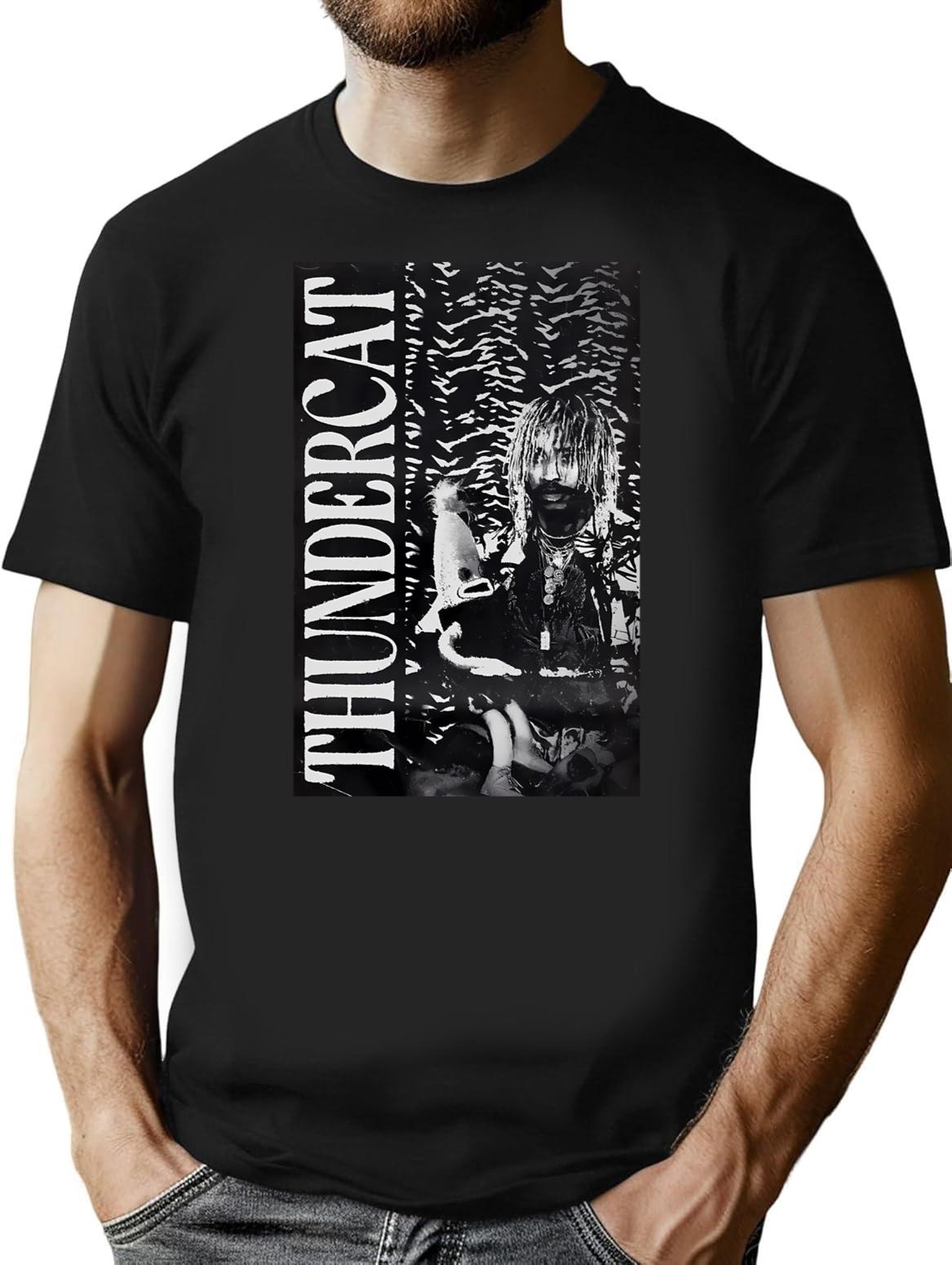 Thundercat 2 T-Shirt for Men & Women, T-Shirts Graphic Tee - Black