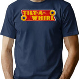 Tilt A Whirl T-Shirt for Men & Women, T-Shirts Graphic Tee - Navy