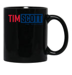 Tim Scott for President 2024 Black Coffee Mug, Gift Coffee Mug - Black