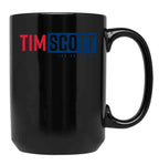 Tim Scott for President 2024 Black Coffee Mug, Gift Coffee Mug
