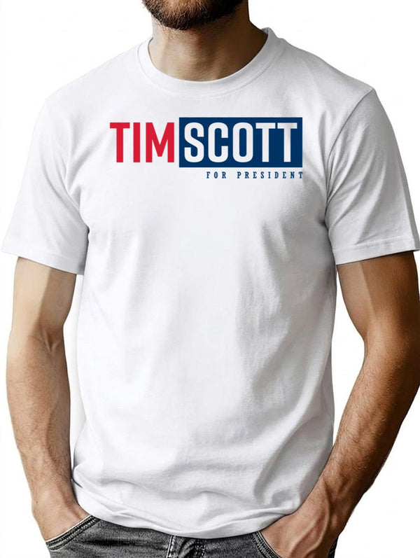 Tim Scott for President 2024 Premium Heavyweight Cotton T-Shirt - White