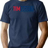 Tim Scott for President 2024 Premium Heavyweight Cotton T-Shirt - Navy