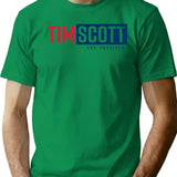 Tim Scott for President 2024 Premium Heavyweight Cotton T-Shirt - Green