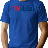 Tim Scott for President 2024 Premium Heavyweight Cotton T-Shirt - Blue