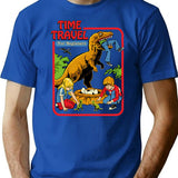 Time Travel For Beginners T-Shirt for Men & Women, T-Shirts Graphic Tee - Blue