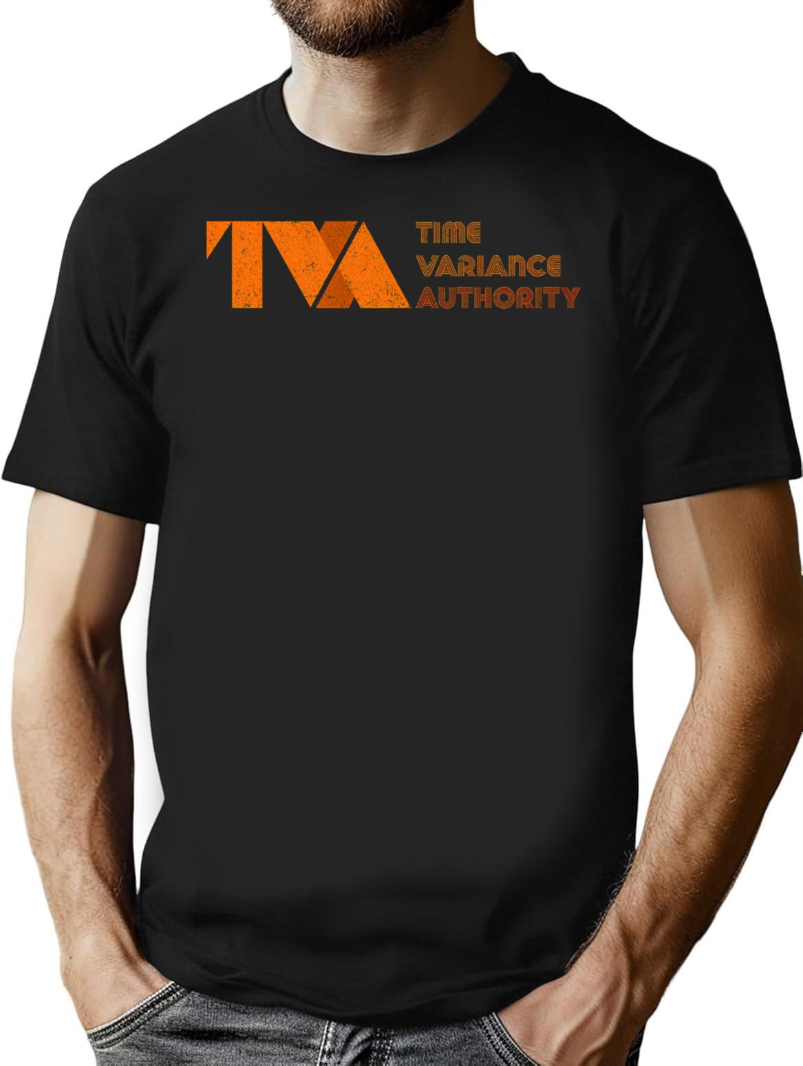 Time Variance Authority T-Shirt for Men & Women, T-Shirts Graphic Tee - Black