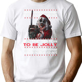Tis The Season To Be Jolly Terrifier Christmas T-Shirt for Men & Women, T-Shirts Graphic Tee - White