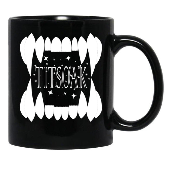 Titsoak Black Coffee Mug, Gift Coffee Mug - Black