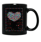 To My Husband Love Your Wife Black Gift Coffee Mug - Black