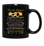 To My Husband We Took Our Vows Together Said Missing Husband In Heaven Angel Black Gift Coffee Mug - Black