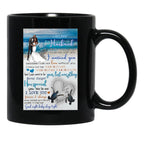 To My Husband With Love Black Gift Coffee Mug - Black