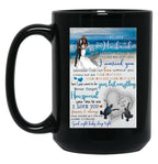 To My Husband With Love Black Gift Coffee Mug