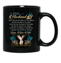 To My Husband (1) Black Gift Coffee Mug - Black