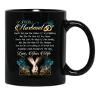 To My Husband (1) Black Gift Coffee Mug - Black