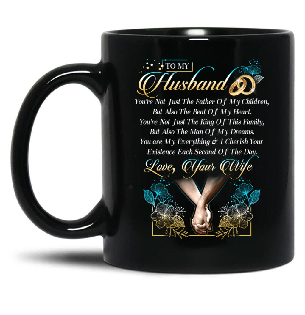 To My Husband (1) Black Gift Coffee Mug