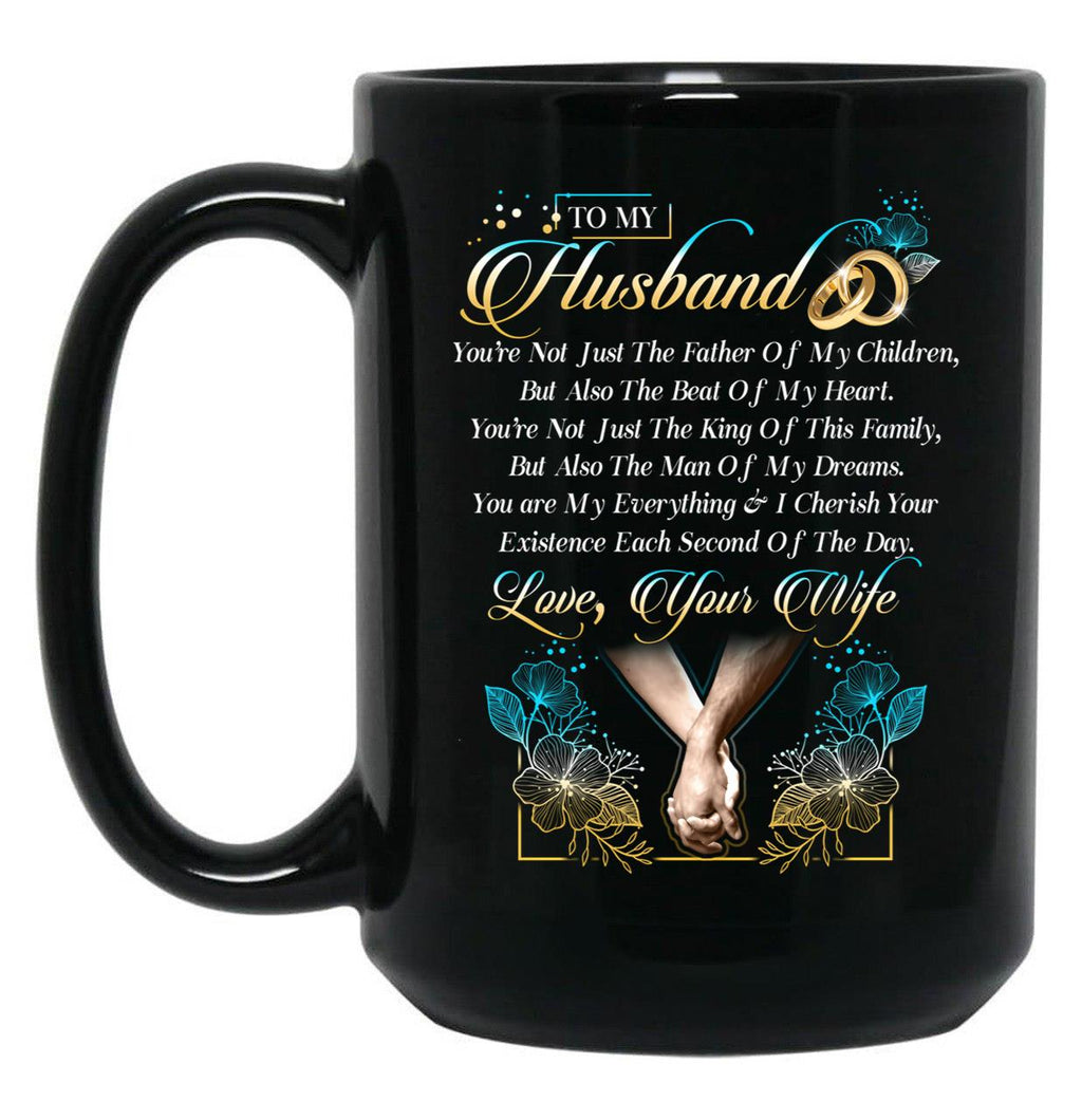 To My Husband (1) Black Gift Coffee Mug