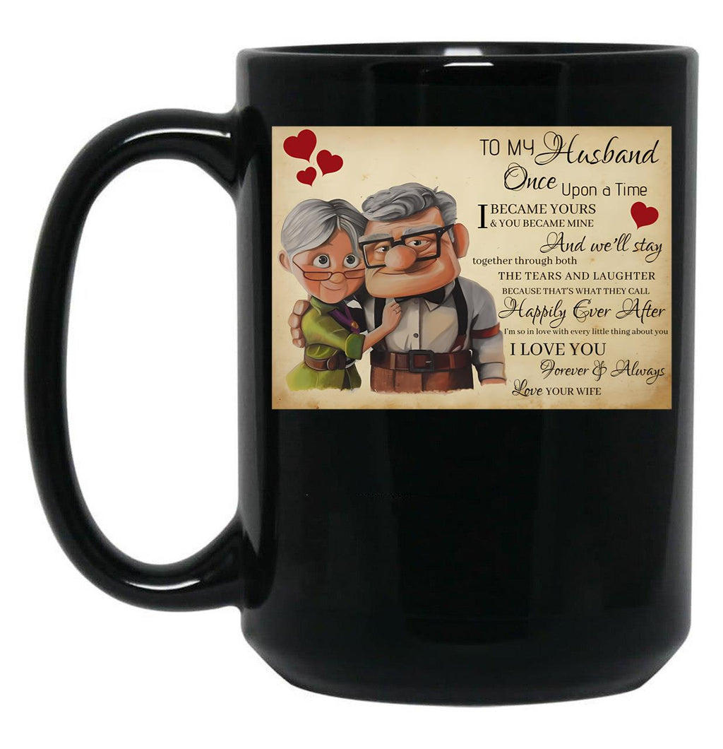 To My Husband (3) Black Gift Coffee Mug