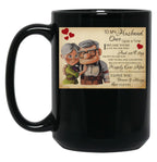 To My Husband (3) Black Gift Coffee Mug