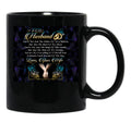 To My Husband Black Gift Coffee Mug - Black
