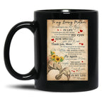 To My Loving Mom Wonderful Person In My Life Black Gift Coffee Mug