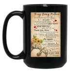 To My Loving Mom Wonderful Person In My Life Black Gift Coffee Mug