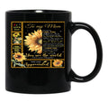 To My Mom Everything I Am You Helped Me To Be So Much Of Me Is Made From What I Learned From You Black Gift Coffee Mug - Black
