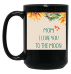 To My Mom Its Not Easy To Raise A Child Mothers Day Black Gift Coffee Mug