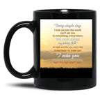 To My Mom Ticket Backgroud Clasic Black Gift Coffee Mug