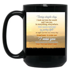 To My Mom Ticket Backgroud Clasic Black Gift Coffee Mug