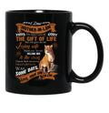 To My Mother-In-Law - Lioness Black Gift Coffee Mug - Black