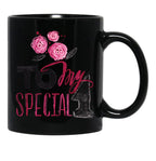To My Special 1 Black Gift Coffee Mug - Black