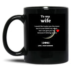 To My Wife Sant Valentine Gifts For Wife Gift For Wife From Husband - Marriage Black Gift Coffee Mug