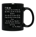 To My Wife. You'Re Note Juste The Mother Of My Childrenmothers Day Gift From Husband Black Gift Coffee Mug - Black