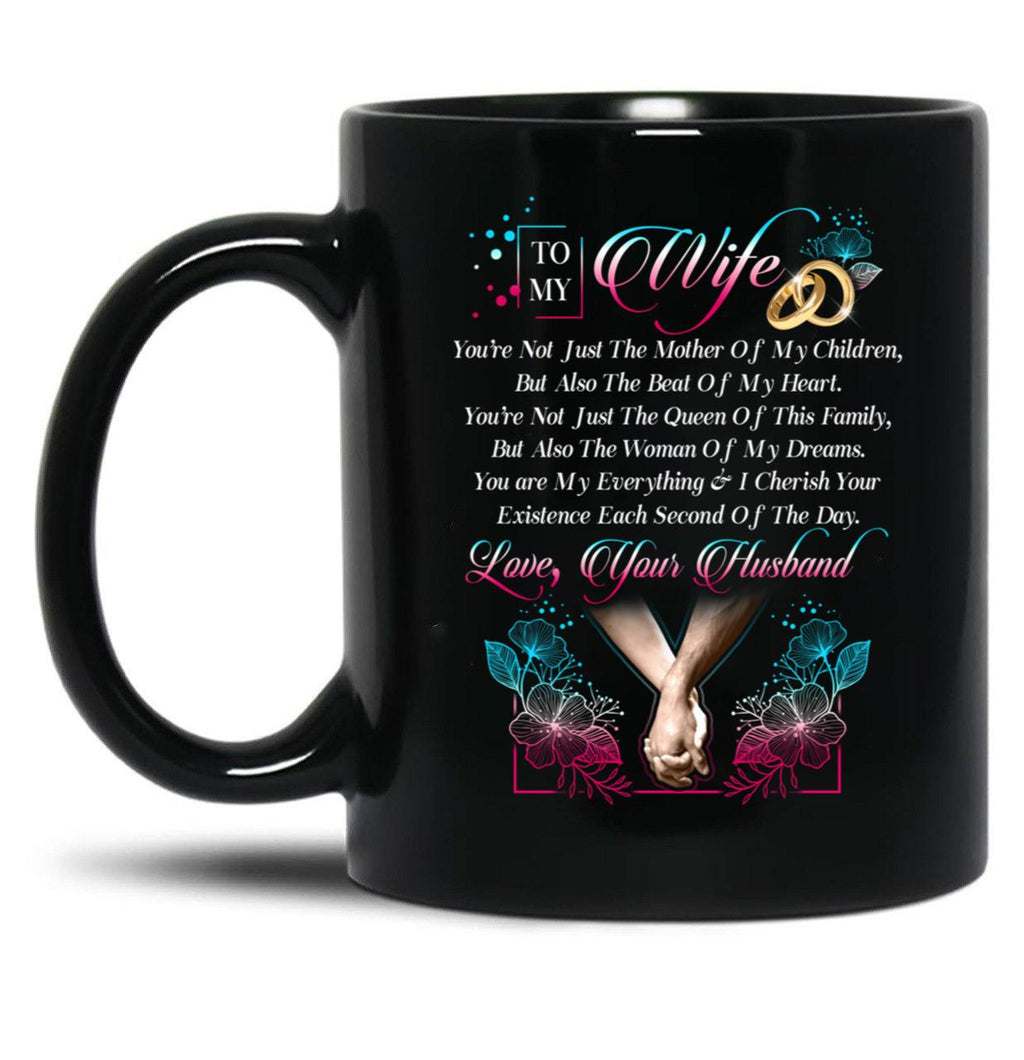 To My Wife (1) Black Gift Coffee Mug