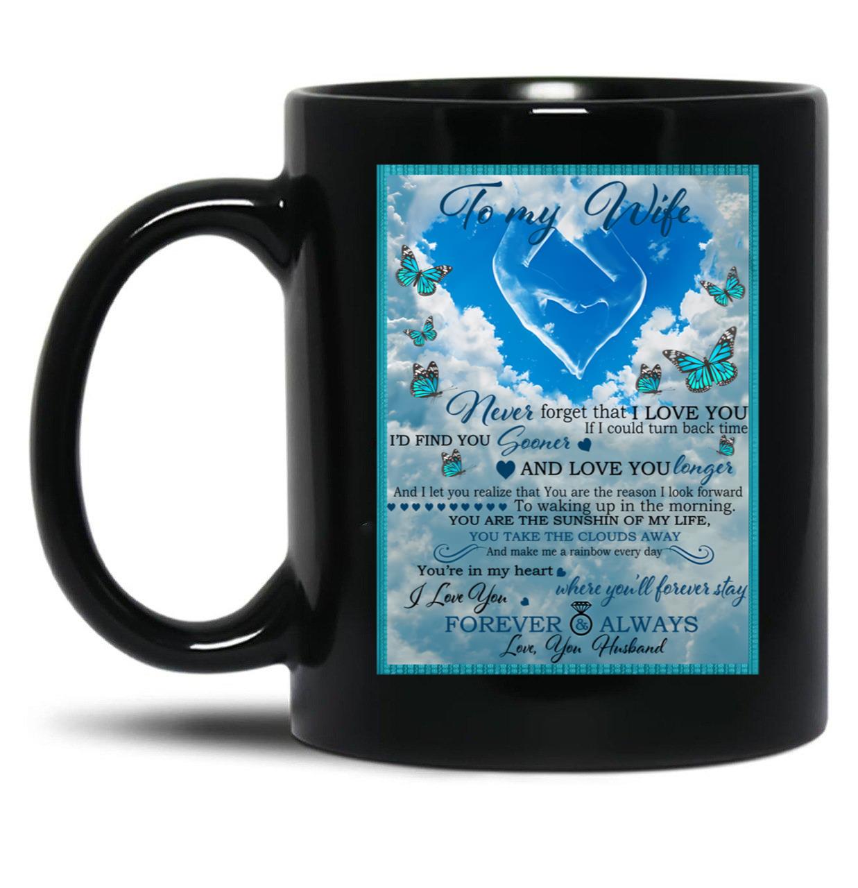 To My Wife (3) Black Gift Coffee Mug