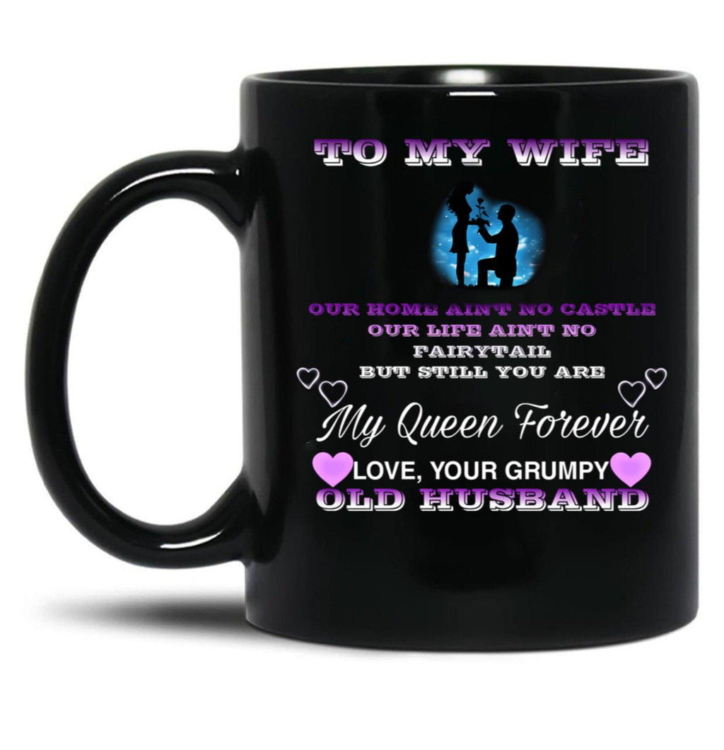 To My Wife Black Gift Coffee Mug