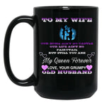 To My Wife Black Gift Coffee Mug