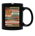 To Our Granddaughter We Love You Black Gift Coffee Mug - Black